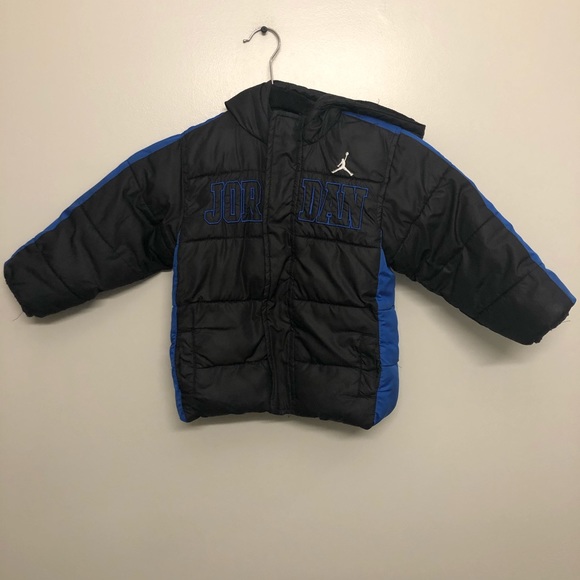 black and blue jordan jacket